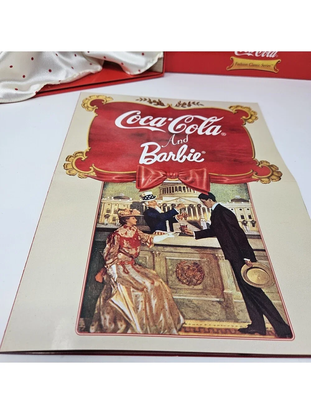 1st In Series Coca-Cola Fashion Classic Barbie Soda Fountain Sweetheart 1996